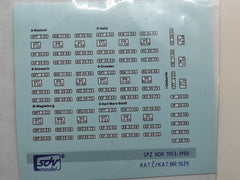 SDV 1029, KFZ Kennzeichen DDR, 1:87, H0