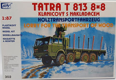 SDV 302, Tatra, 813 8x8 Holztransporter,  Plastikbausatz 1/87, H0,