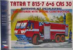 SDV 365, Tatra 815-7 CAS 30, 6x6 , Feuerwehr ,Plastikbausatz 1/87, H0,