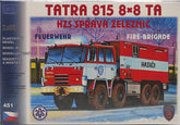 SDV 451, Tatra 815 8x8 Technikkoffer , Feuerwehr, Plastikbausatz 1/87, H0,