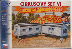 SDV 454, Zirkusset, 2 Wagen, Bausatz 1/87, H0,