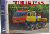 SDV 470, Tatra 815, Schwerlastzugmaschine 6x6 , Plastikbausatz 1/87, H0,