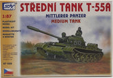 SDV 87025, Kampfpanzer T-55A, Plastikbausatz 1/87, H0