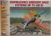 SDV 87026, Flugabwehrsystem SA-2, Plastikbausatz 1/87, H0,