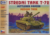 SDV 87054, Kampfpanzer T-72, Plastikbausatz 1/87, H0