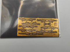 Hauler 87183, Ätzteile-Bausatz Maschinengewehre, Kalaschnikow, 1:87/ H0