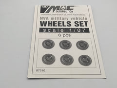 MAC 87510, Räder für Militär-LKW, d=11,8 mm, 1:87/ H0