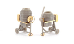 SM 099, Mischmaschine 2 Stück, Resinbausatz , 1:87/ H0