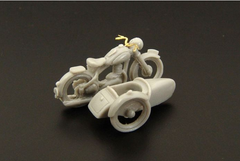 HLR 87159, Jawa 250 Perak mit Beiwagen , Bausatz, 1:87/ H0