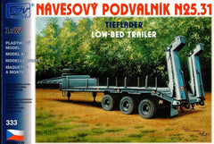 SDV 333, Tieflader ZREMB N25.31, Plastikbausatz 1/87, H0,