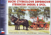 SDV 420, Feuerwehr Handspritze,  Pferdewagen,  Bausatz 1/87, H0
