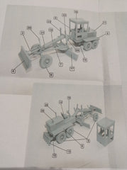 OP 87803, Straßenhobel Baukema, Resinbausatz 1/87, H0,