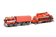 SDV 452, Tatra 815 8x8 ,Feuerwehrset Schwertransport, Plastikbausatz 1/87, H0,