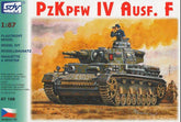 SDV 87158, Panzer IV, Ausf. F, Plastikbausatz 1/87, H0,