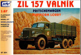 SDV 87201, ZIL 157 LKW, Plastikbausatz 1/87, H0,
