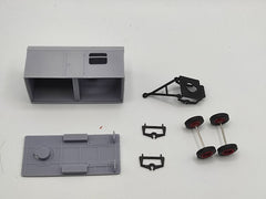 OP 87041 Bauwagen HB20.81 mit 1 Fenster, Bausatz, 1:87 / H0