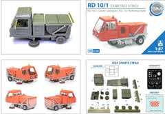 SM 0140, Strassenkehrmaschine Multicar, Resinbausatz, 1/87, H0,