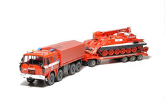 SDV 452, Tatra 815 8x8 ,Feuerwehrset Schwertransport, Plastikbausatz 1/87, H0,