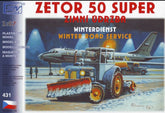 SDV 431, Zetor 50, Winterdienst, Plastikbausatz 1/87, H0,