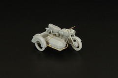 Hauler87173, BMW R69 mit Beiwagen Steib 500, Bausatz, 1:87/ H0
