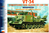 SDV 485, VT 34, Bergepanzer, Bahn , Plastikbausatz 1/87, H0,