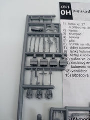 SDV 1095, Zubehör Militär , Waffen, Ausrüstung 1:87, H0