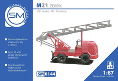 SM 0144, Multicar M21, Drehleiter, Resinbausatz 1/87, H0