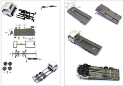 sm 0151a, Barkas B1000, Umbausatz zum Abschlepper, 1/87, H0