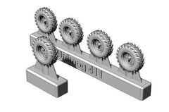Hauler 87221, Bausatz Räder für Unimog 411,  1:87/ H0