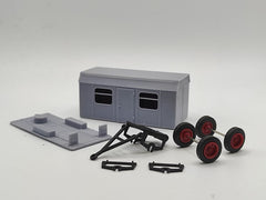 OP 87040 Bauwagen HB20.81 mit 2 Fenstern, Bausatz, 1:87 / H0