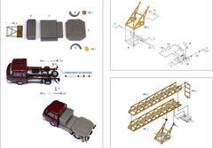sm 0152a, Barkas B1000, Drehleiteraufbau ,Bausatz 1/87, H0
