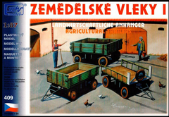 SDV 409,Bausatz 3x Anhänger, 1/87, H0,