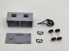 OP 87040 Bauwagen HB20.81 mit 2 Fenstern, Bausatz, 1:87 / H0