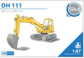 sm0137, Unex Bagger DH 111, Resinbausatz, 1/87, H0