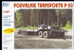 SDV 272, Tieflader P50, Plastikbausatz 1/87, H0,