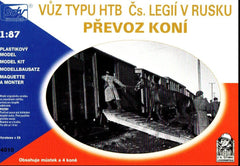 SDV 4010, Bausatz Güterwagen, Pferdetransport, Plastikbausatz 1:87/H0