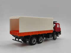IGRA 66818052, Tatra 815 Pritsche/ Plane, Rot/ orange, Fertigmodell, 1/87, H0,