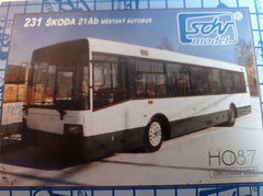 SDV 231, Skoda Bus 21 Ab, Stadtbus, Plastikbausatz 1/87, H0,