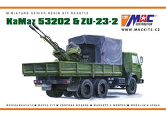 MAC 8713, KamAZ 53202 +Flak Zu23-2, NVA, Bausatz 1/87, H0