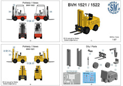 SM 0131, Gabelstabler BVH 1521/22, Resinbausatz 1/87, H0
