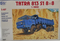 SDV 087, Tatra, 813 8x8 Kipper, Plastikbausatz 1/87, H0,