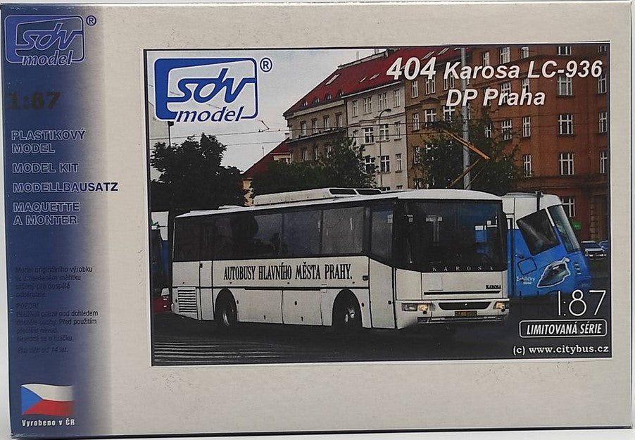 SDV 404, Karosa Bus LC 936, Stadtbus,  Plastikbausatz 1/87, H0