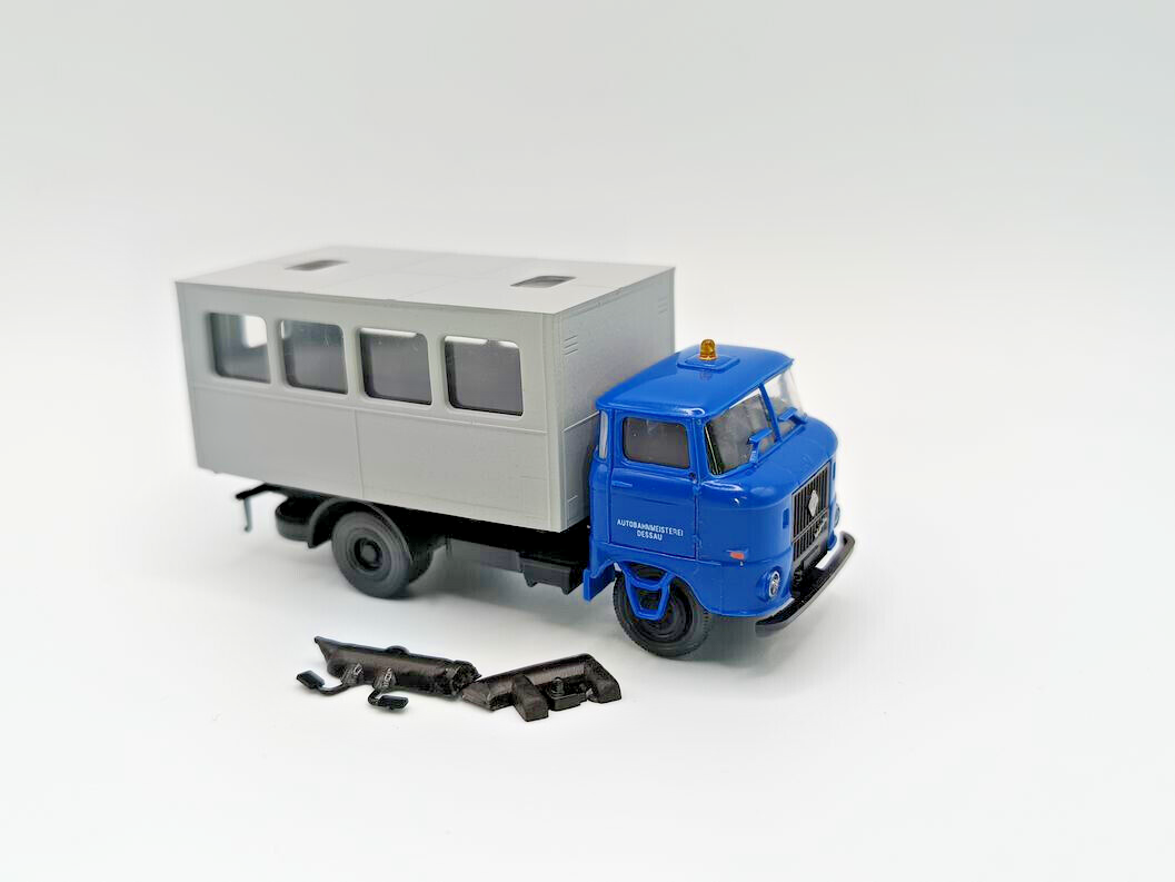 OP 87083, IFA W50 Leutekoffer, Autobahnmeisterei ,   1:87 H0