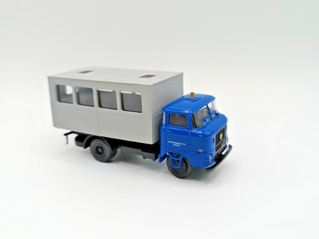 OP 87083, IFA W50 Leutekoffer, Autobahnmeisterei ,   1:87 H0