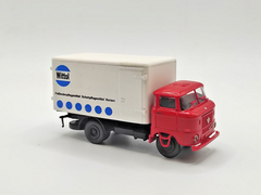 OP 87064, IFA W50, Rundkoffer mit VEB Wittol Druck, 1:87 / H0,