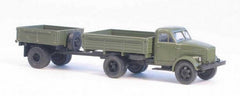 MM 033250, GAZ 51 Pritsche mit Anhänger,  1/87, H0,