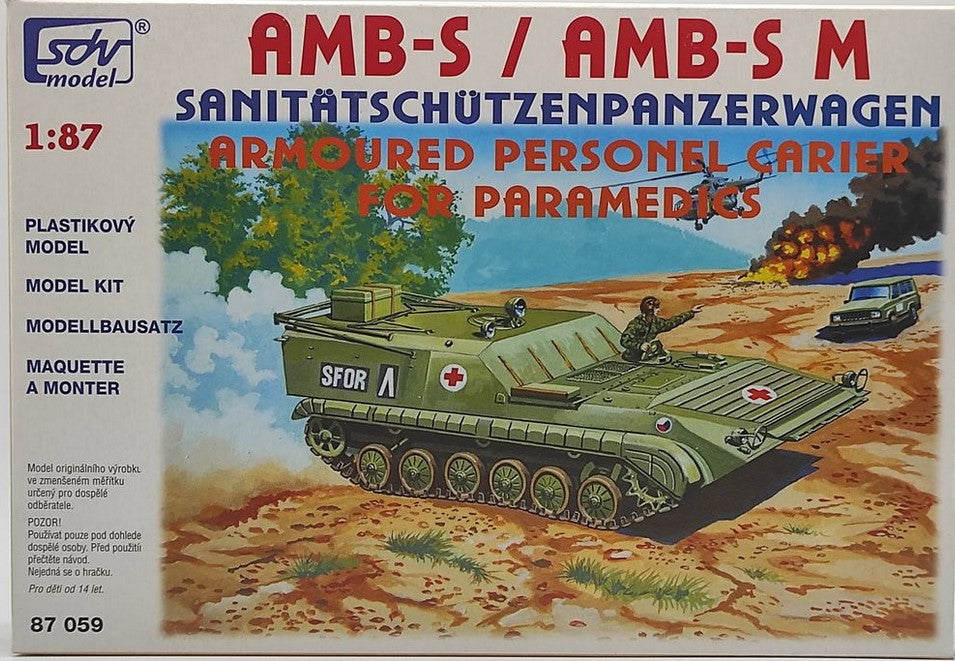 SDV 87059, Sani-Schützenpanzer, AMB-S, Plastikbausatz 1/87, H0,