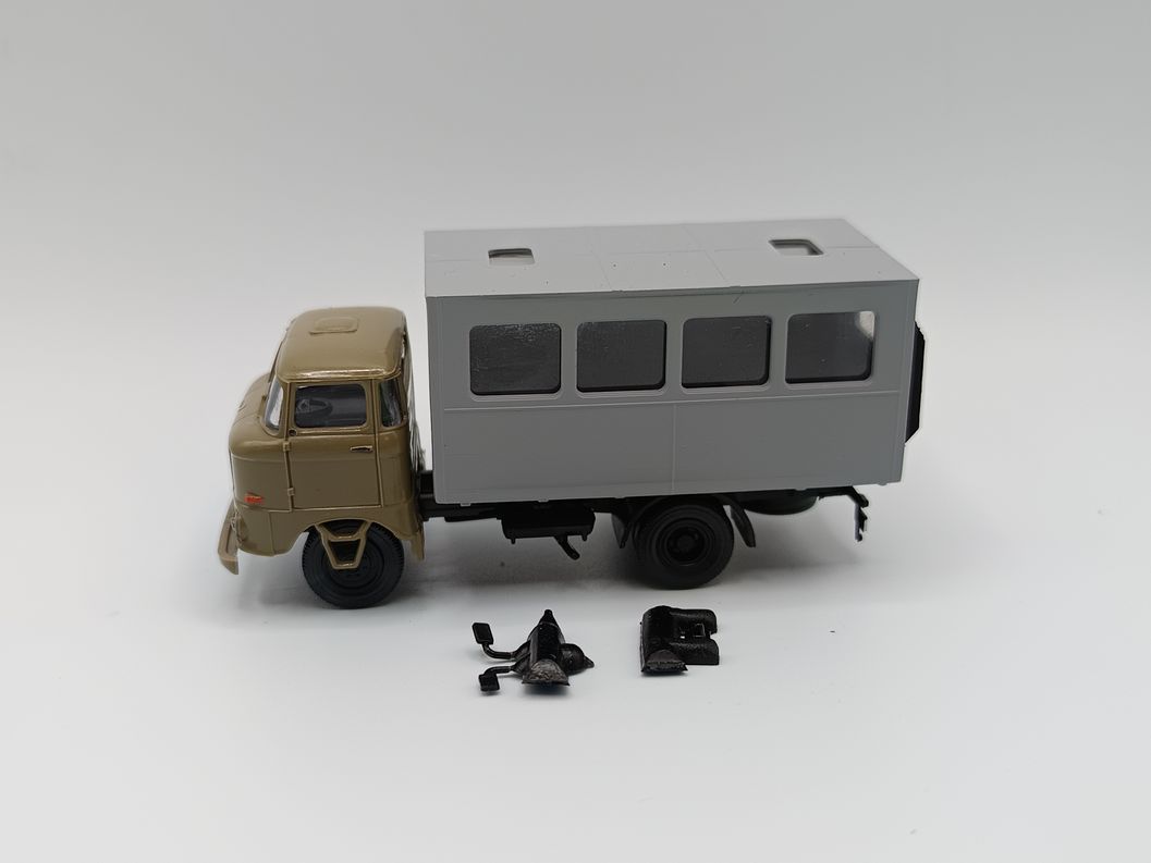 OP 87052, IFA W50 Leutekoffer,  1:87 H0