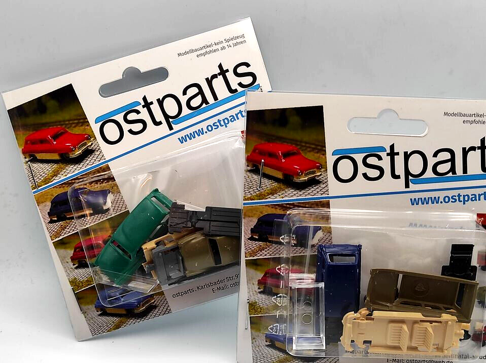 ostparts 87018, 2x Bausatz Skoda Octavia, 1:87, H0