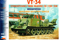 SDV 485, VT 34, Bergepanzer, Bahn , Plastikbausatz 1/87, H0,